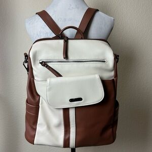 Cluci Switchable Backpack Vegan Leather Handbag‎ Travel Brand NEW